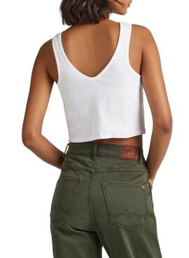 Camiseta Pepe Jeans Anastasia blanco para mujer 