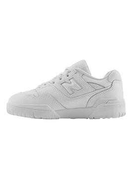 Zapatillas New Balance 550 blanco para niño y niña