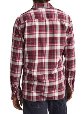 Camisa Pepe Jeans Cressing rojo para hombre 