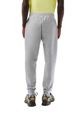 Pantalón Lacoste Slim Fit Gris Jaspeado Hombre