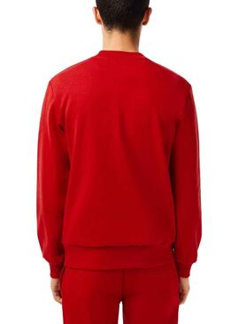 Sudadera Lacoste Atemporal Rojo para Hombre