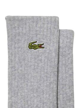 Calcetines Lacoste Pack 3 Blanco Gris Negro Hombre
