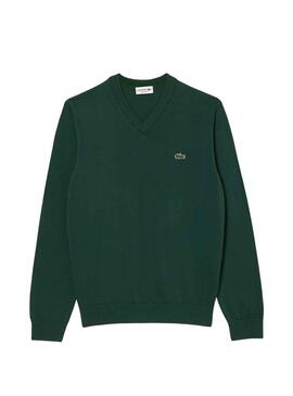 Jersey Lacoste Tricot Ecológico Verde para Hombre 