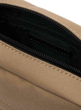 Bolso Lacoste Vertical Camara Beige Hombre