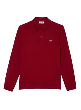 Polo Lacoste L1312 Granate Para Hombre