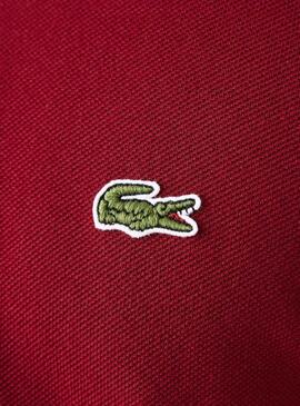 Polo Lacoste L1312 Granate Para Hombre