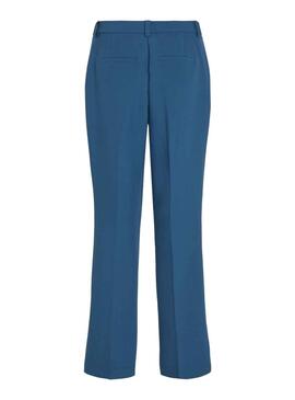 Pantalones Vila Vimanoni Azul Para Mujer