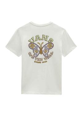 Camiseta Vans Paisley Fly Blanco para Mujer