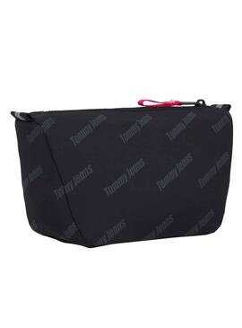 Neceser Tommy Jeans Skater Logos Negro Para Mujer