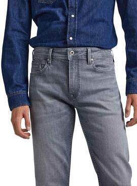 Pantalón Vaquero Pepe Jeans Hatch Gris Para Hombre