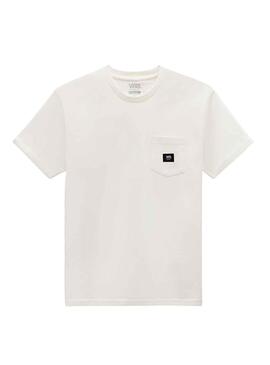 Camiseta Vans Woven Patch Blanco para Hombre