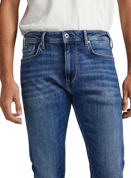 Pantalón Vaquero Pepe Jeans Stanley Azul Hombre