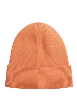 Gorro Calvin Klein Essential Knit Naranja Mujer
