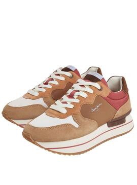 Zapatillas Pepe Jeans Rusper Queen Marrón Mujer