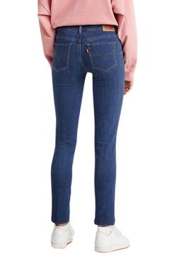 Pantalón Vaquero Levis 711 Skinny Azul para Mujer