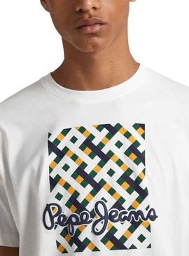 Camiseta Pepe Jeans Warren Blanco para Hombre