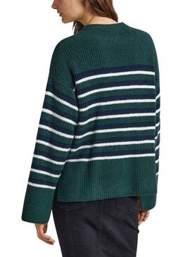 Jersey Pepe Jeans Ellison Verde Para Mujer