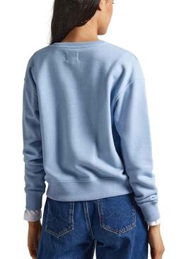 Sudadera Pepe Jeans Nanette Azul Para Mujer
