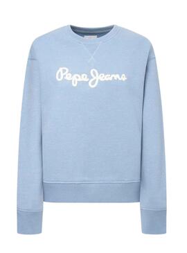Sudadera Pepe Jeans Nanette Azul Para Mujer