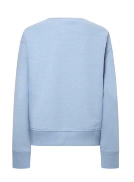 Sudadera Pepe Jeans Nanette Azul Para Mujer