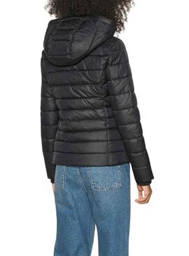 Chaqueta Tommy Jeans Basic Hooded Negro Mujer