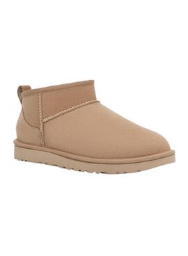 Botas UGG Classic ultra mini beige para mujer