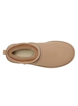 Botas UGG Classic ultra mini beige para mujer