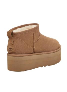 Botas UGG Classic Ultra Mini Platform Chestnut para mujer