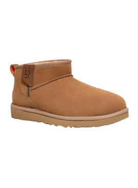 Botines UGG Classic Ultra Mini Zip Marrón Para Hombre