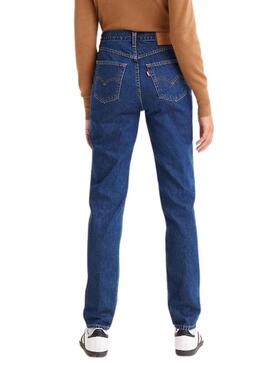 Pantalón Vaquero Levis 80S Mom Jeans Azul Mujer