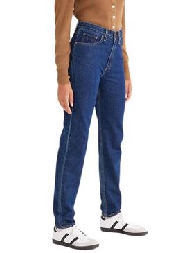 Pantalón Vaquero Levis 80S Mom Jeans Azul Mujer