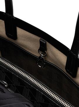 Bolso Lacoste Zely Shopping Bag Negro para Mujer 