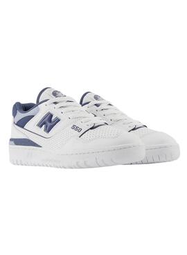 Zapatillas New Balance 550 blanco y azul para mujer