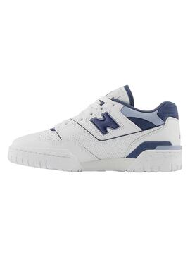 Zapatillas New Balance 550 blanco y azul para mujer