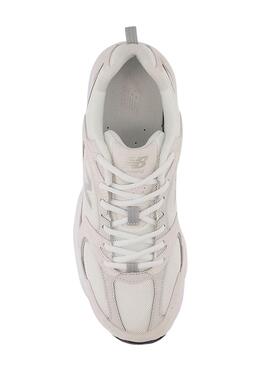 Zapatillas New Balance MR530 beige y blanco para mujer