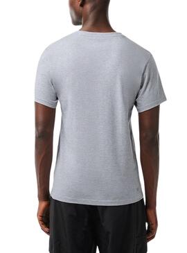 Camiseta Lacoste Secado Rápido Gris Hombre