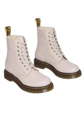 Botas Dr Martens 1460 Pascal Vintage Beige Mujer