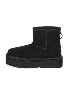 Botas UGG Classic Mini Platform Negro Para Niña