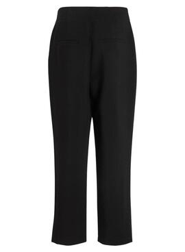 Pantalón Vila Viwinnie Wide Negro Para Mujer
