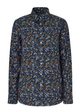  Camisa Pepe Jeans Idalia azul para mujer 