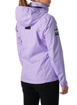 Chaqueta Helly Hansen Midlayer Crew Morado Mujer