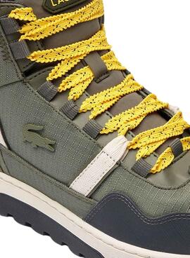 Zapatillas Lacoste T-Clip Verde Para Hombre