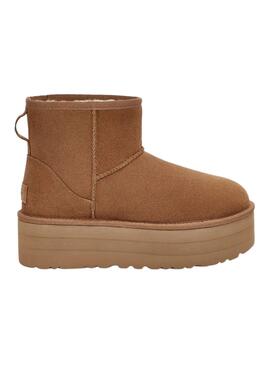 Botas UGG Classic Mini Platform Chestnut para mujer