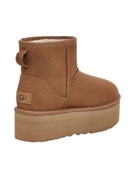 Botas UGG Classic Mini Platform Chestnut para mujer