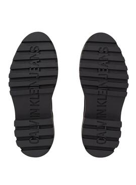 Botas Calvin Klein Chelsea Flatform Negro Mujer