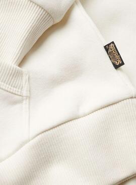Sudadera Superdry Tattoo Blanco Para Mujer