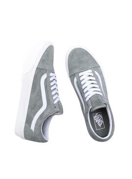 Zapatillas Vans Old Skool Gris para Mujer