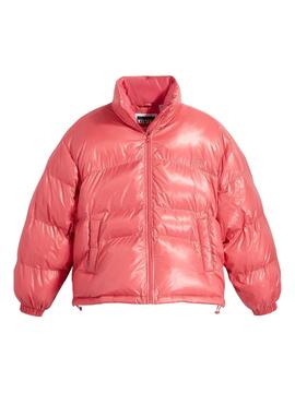 Chaqueta Levis Retro Puffer Rosa para Mujer