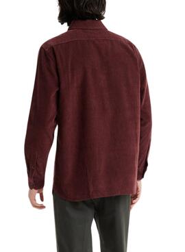 Camisa Levis Jackson Worker Granate para Hombre