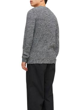 Jersey Jack and Jones Twist Gris para Hombre